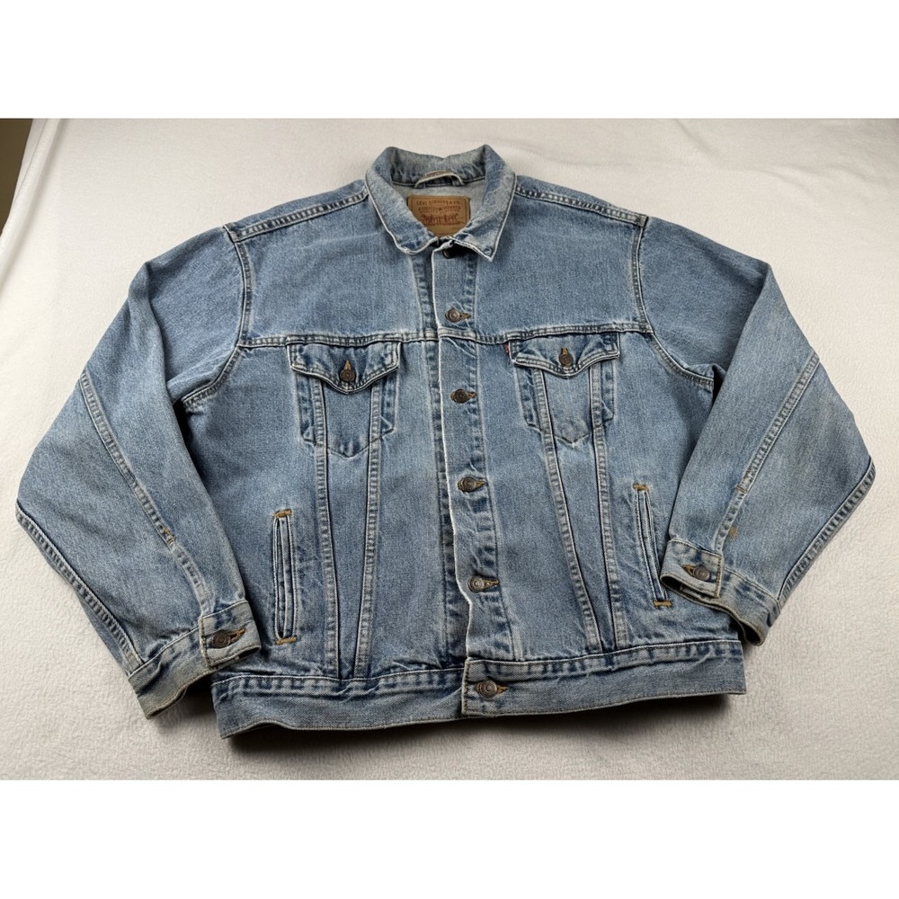 Levi's Men's Size L Jean Jacket WPL 424 USA Trucker Style